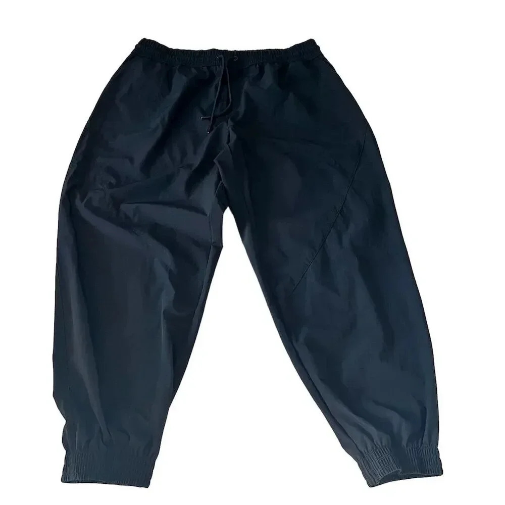 Spyder Active Men's Jogger Pants Black XL Elastic Waist Cuffed Ankles